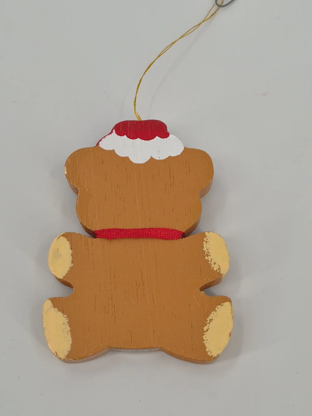 Vintage Kurt S. Adler 1984 Bear Cut Out Christmas Ornament 4